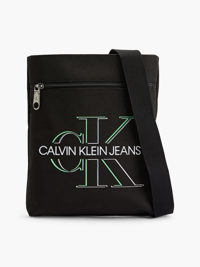Calvin Klein Táskák & Kiegészítők HU495308 | Calvin Klein Recycled Polyester Flat Férfi Crossbody Tá